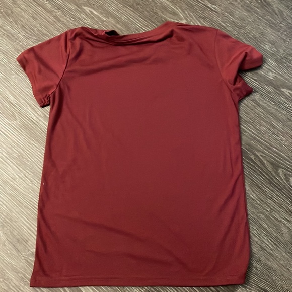 Burgundy cowgirl rock and roll shirt - Picture 2 of 3